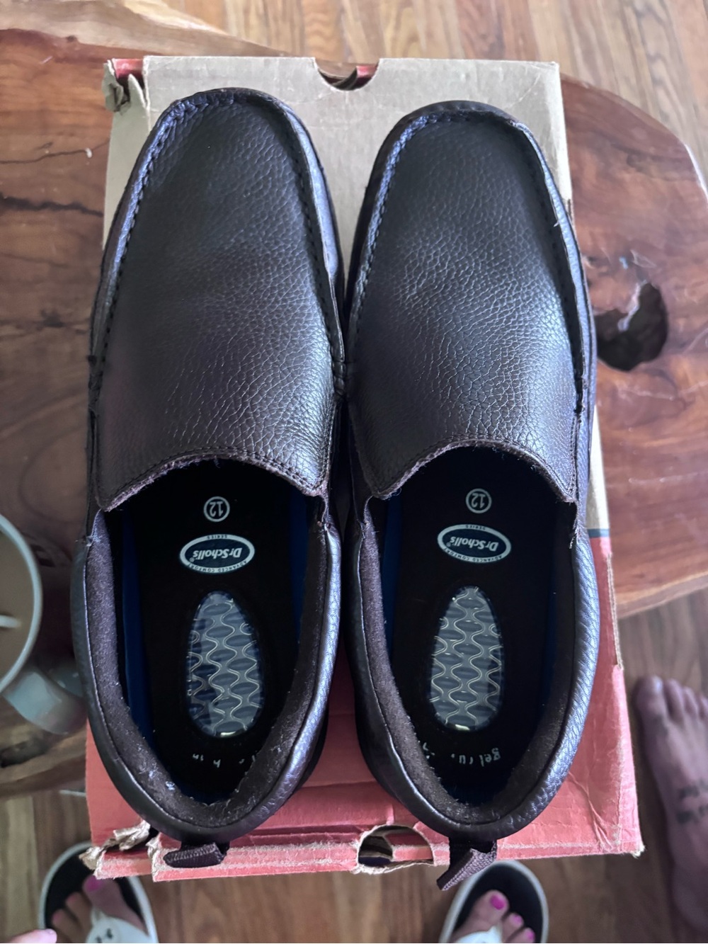 Dr. Scholl's Men's Dark Brown Slip-On Loafers